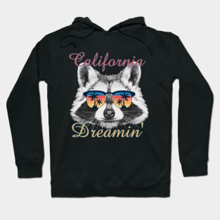 Raccoon California Dreamin’ Hoodie